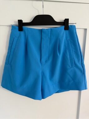A New DayWomen’s High-Rise Tailored Shorts in Bright Blue